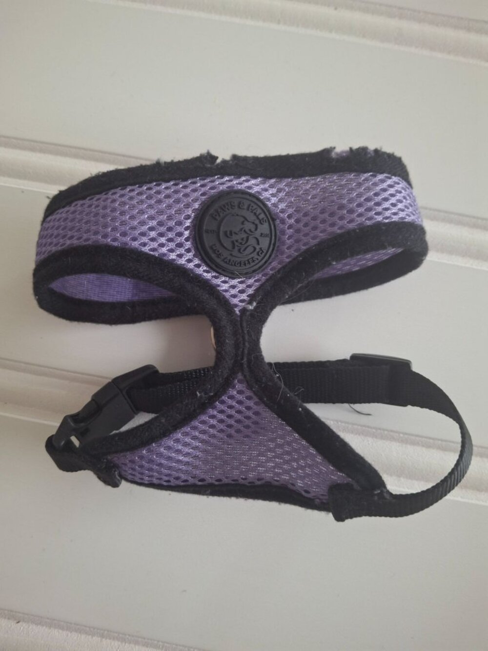 Paws & Pals Purple Mesh Dog Harness Small Adjustable Lightweight Breathable Pet